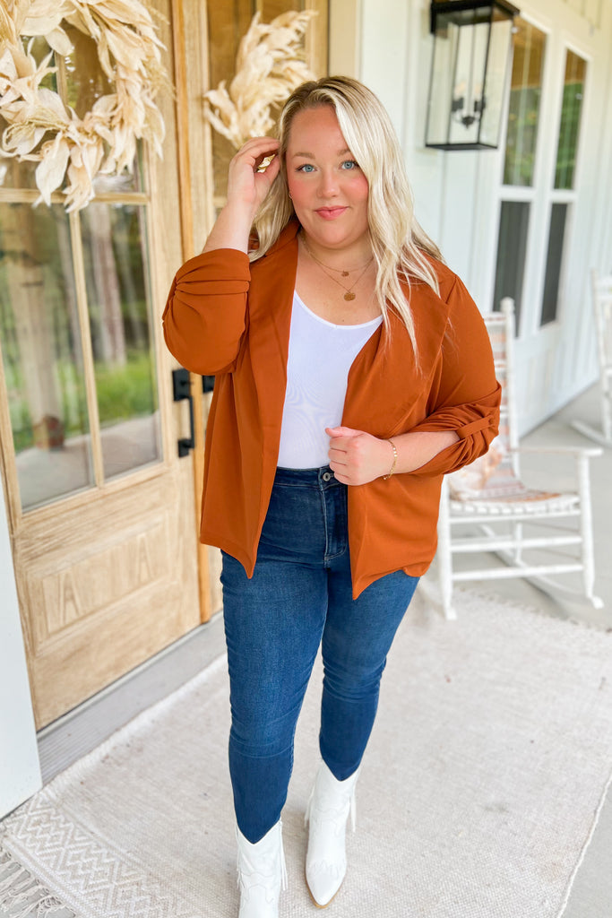 Chester Long Sleeve Solid Color Boyfriend Blazer - Be You Boutique