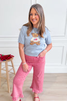 Cayden Bear Sweater Top from EE:SOME, 131 Spring Sweaters collection, featuring a cozy, patterned knit sweater in soft colors.