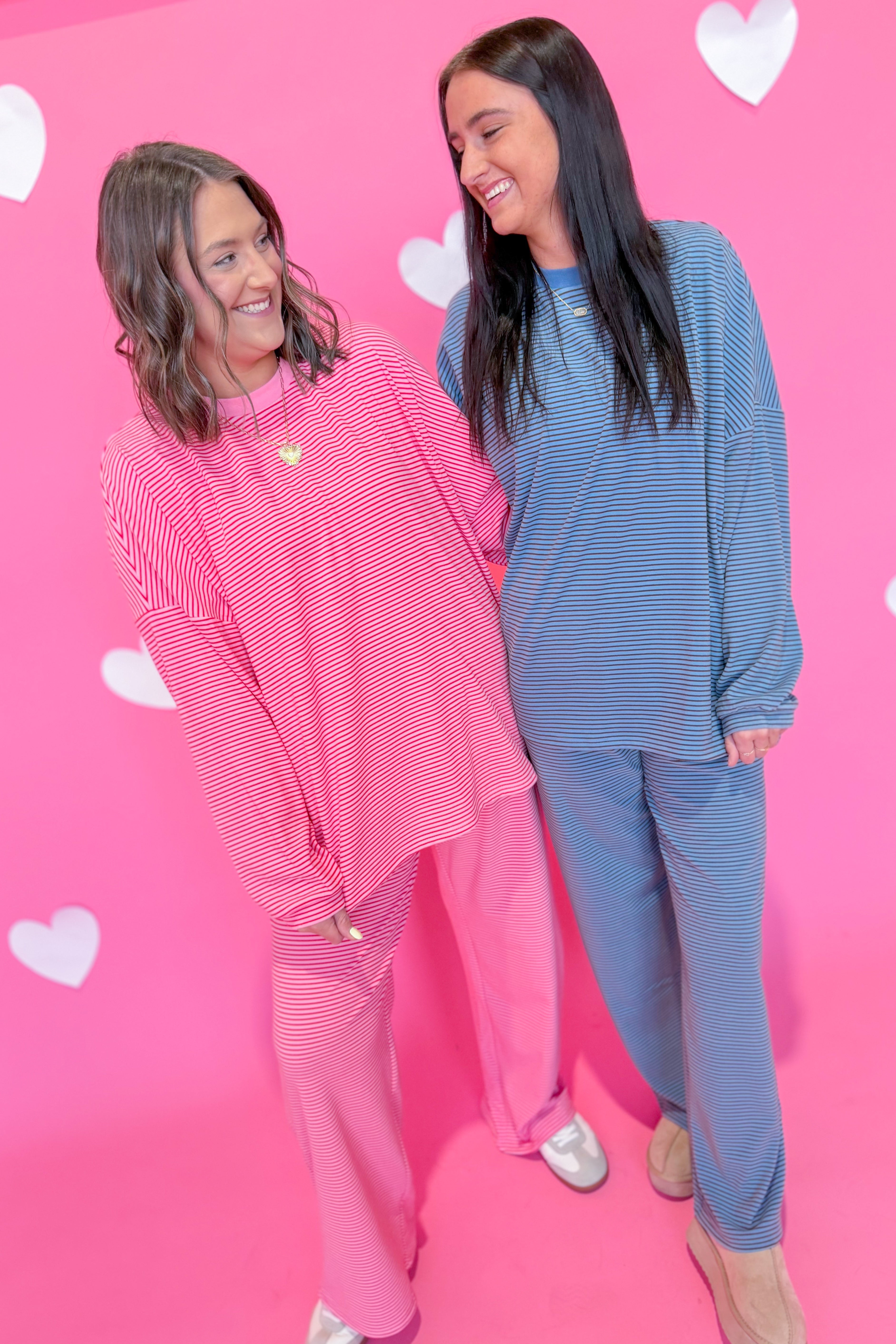 Ella Striped Long Pant - Be You Boutique