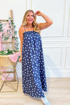 Eloise Polka Dot Maxi Dress - Be You Boutique
