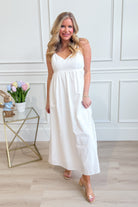 WISHLIST Rita Cami Casual Midi Dress in lightweight fabric, featuring a relaxed fit and stylish design, perfect for everyday wear.