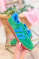 BACK70 Ghost Sneakers in Emerald/Blue - Be You Boutique