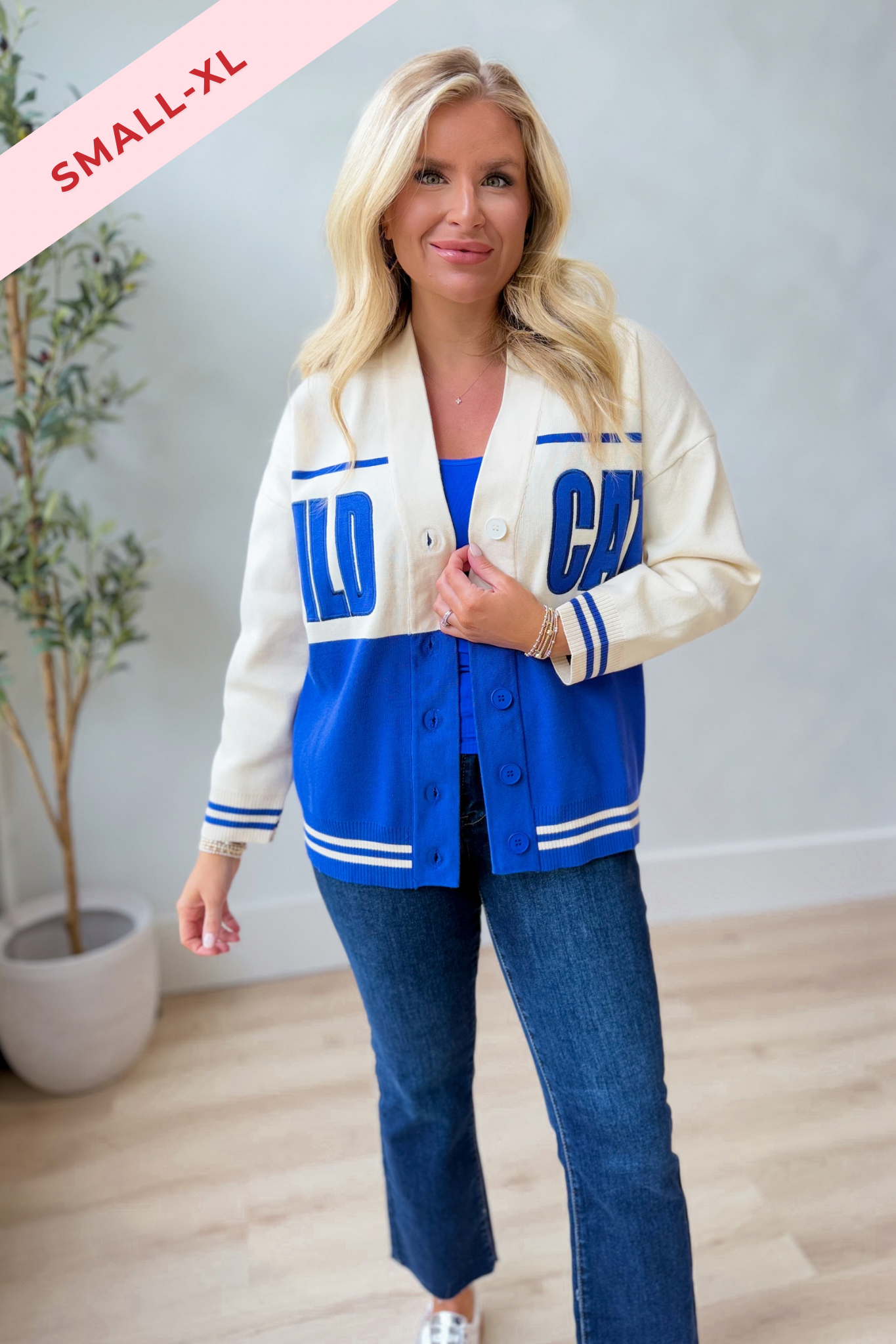GameDay Social Carly Kentucky Game Day Cardigan - Be You Boutique