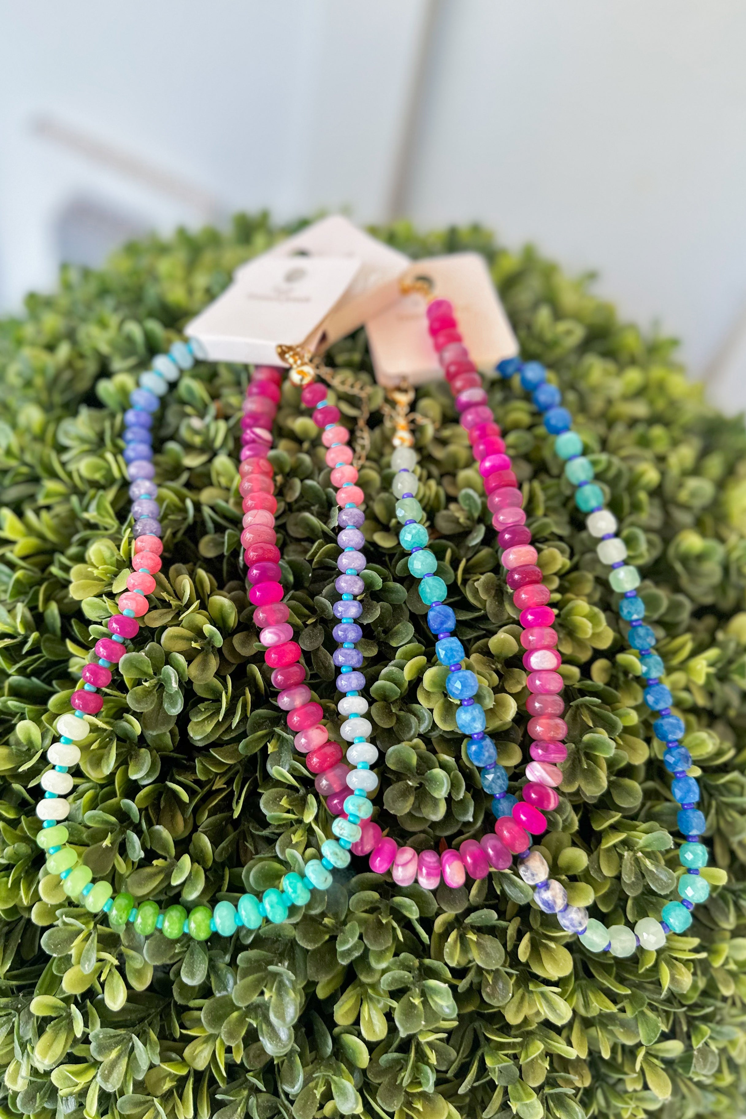 Treasure Jewels Colorful Treasure Blue Gemstone Necklace - Be You Boutique