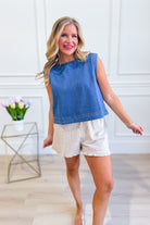 WISHLIST Rowan Plaid Ruffle Short, 152 shorts with plaid pattern and ruffle details, displayed on a neutral background.