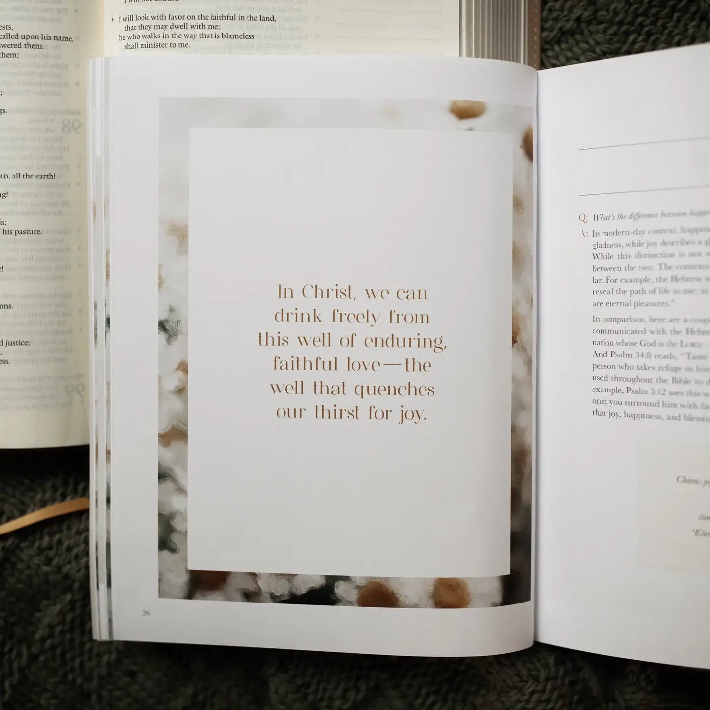Joy That Endures Bible Study book by THE DAILY GRACE CO, featuring a hardcover with inspirational design and study materials.