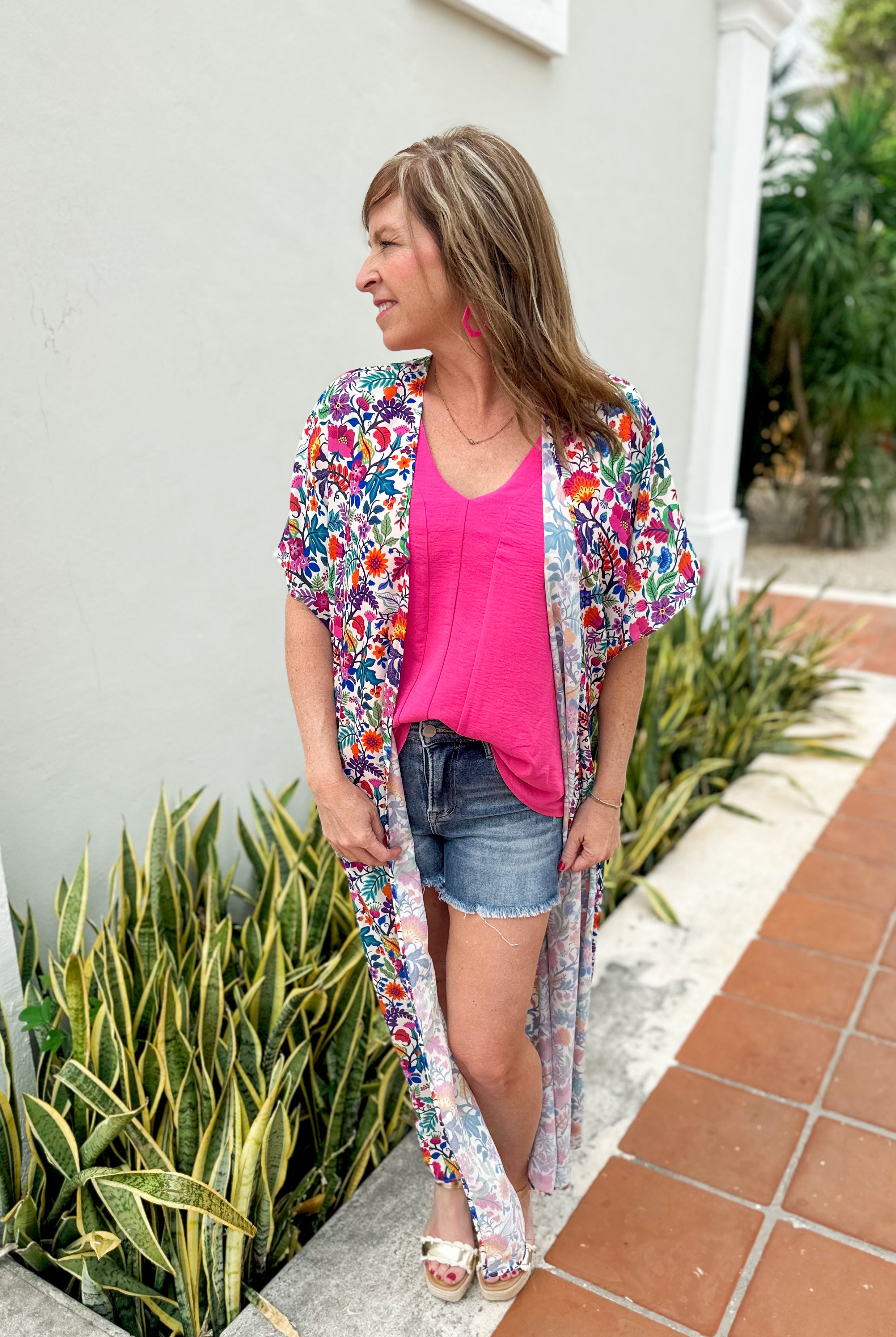Fiesta Time Floral Duster - Be You Boutique