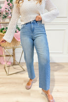 Risen Boone High Rise Slouchy Cropped Barrel Jeans [0-3XL] - Be You Boutique