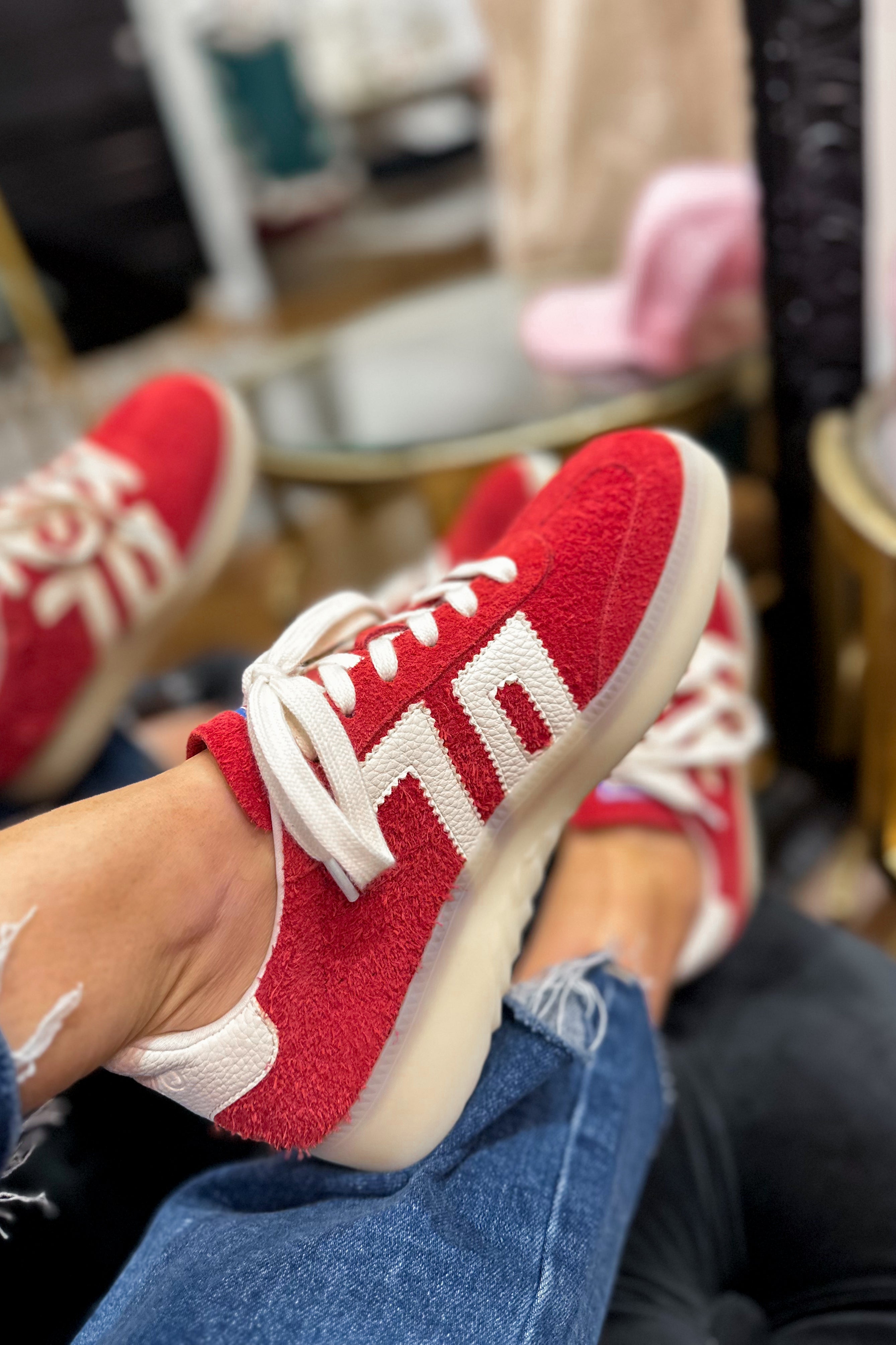 BACK70 Boston 2505 Sneaker - Red - Be You Boutique