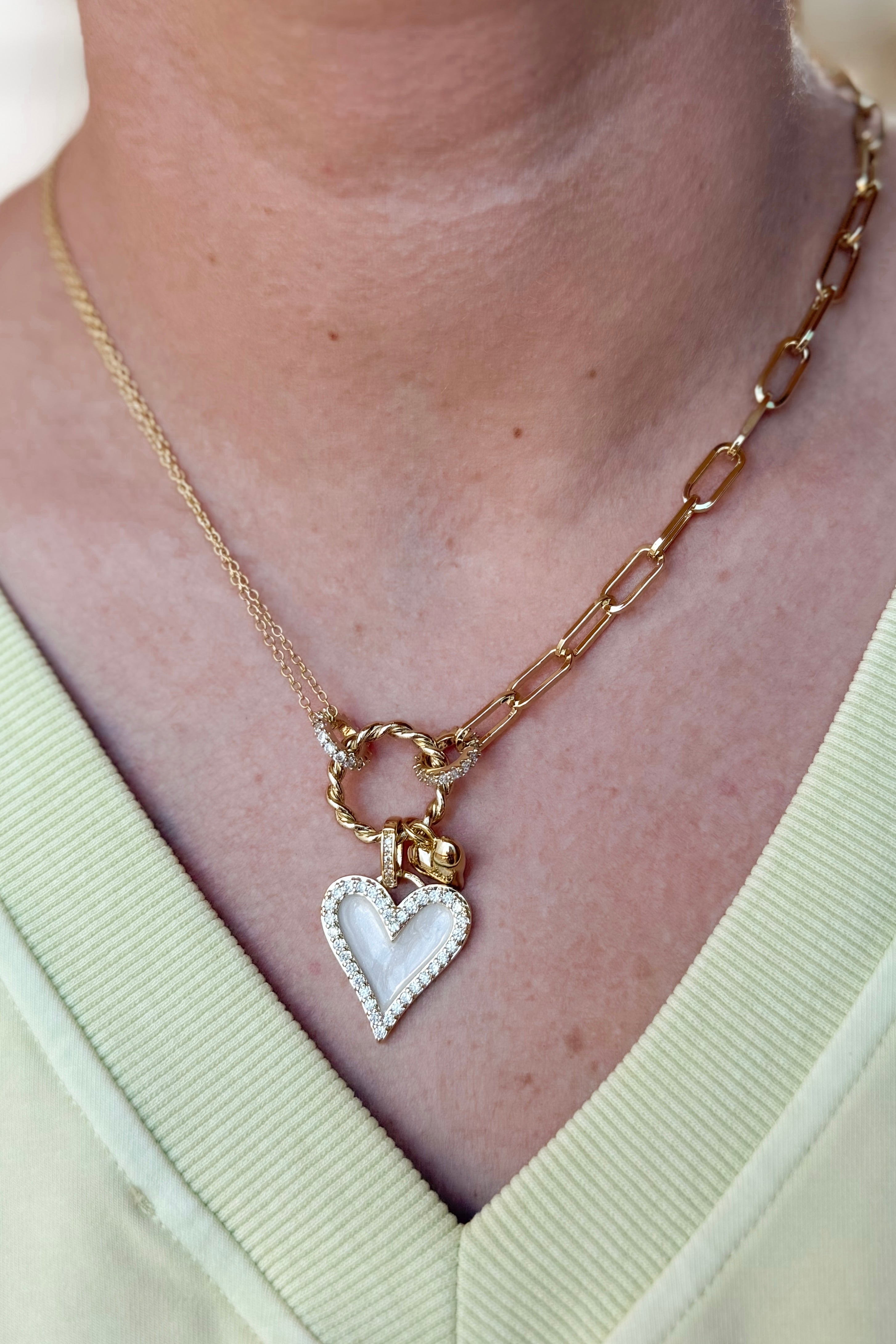 Treasure Jewels Heart of Honor Necklace - Be You Boutique