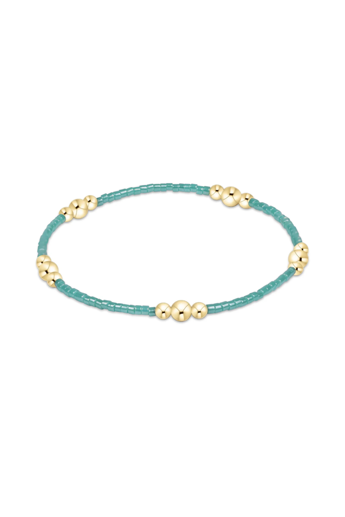 Enewton sea glass gold bracelet featuring hope and purpose charms, elegant jewelry accessory with sea glass and gold accents.