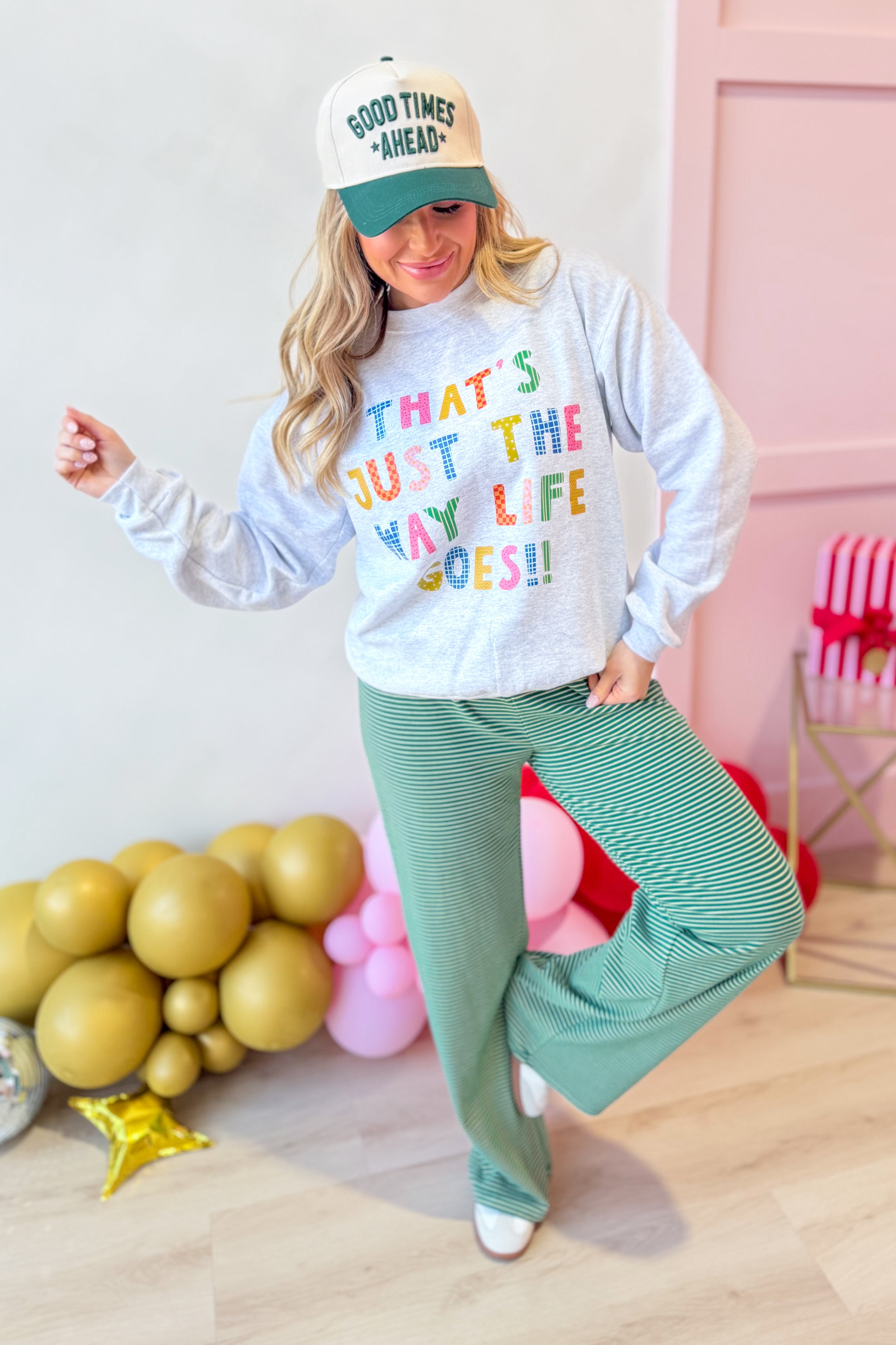 The Way Life Goes Sweatshirt - Be You Boutique