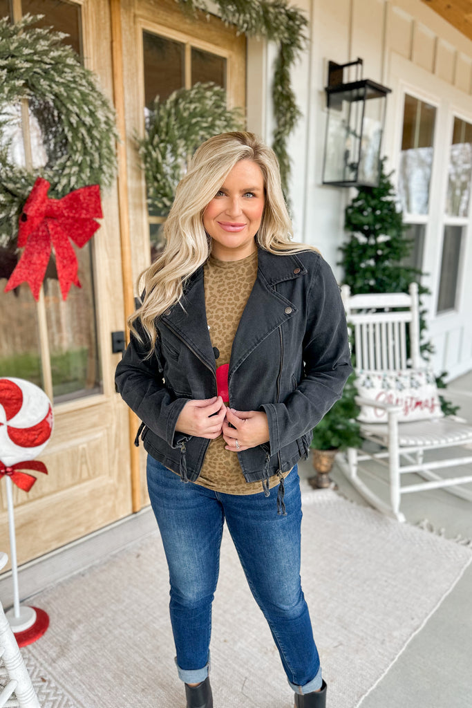Risen Augusta Moto Jacket - Be You Boutique