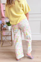 Lola Floral Water Color Printed Jean - Be You Boutique