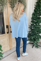 Boone Mock Neck Long Sleeve Sweater Top - Be You Boutique