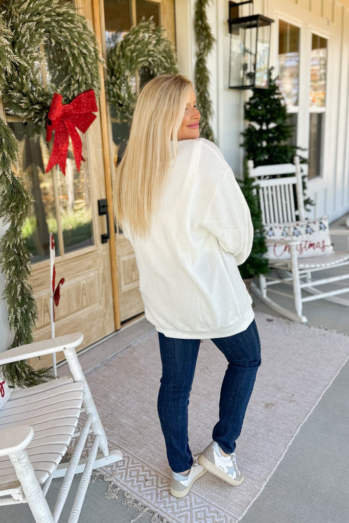 Delores Long Sleeve Oversized Top - Be You Boutique