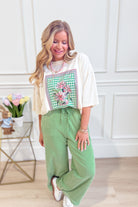 Arabella Floral Patch T-Shirt - Be You Boutique