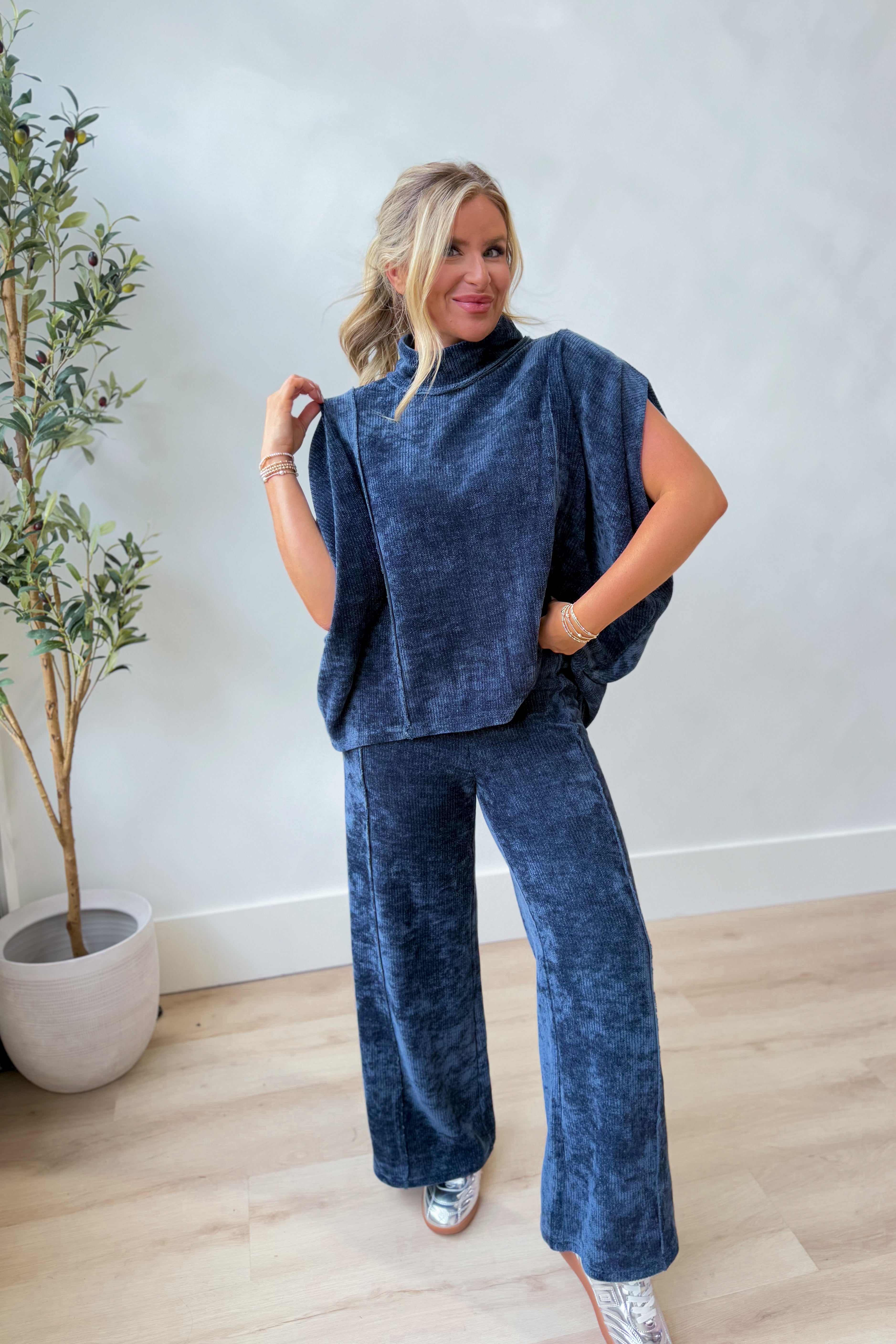 Nikki Velvet Luxe Knit Pant Set - Be You Boutique