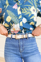 Steven Metal Buckle Belt (multi) - Be You Boutique