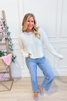 Kate Rolled Hem Long Sleeve - Be You Boutique