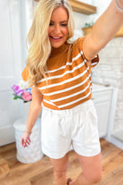 Anna Pull On Belted Shorts with Pockets - Be You Boutique