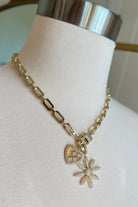 Treasure Jewels Margarita Heart Gold Charm Necklace - Be You Boutique