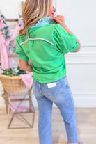 Holly Split Neck Flowy Styled Top - Be You Boutique