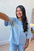 Baevly Lauren button-down cardigan top from the 131 Spring Sweaters collection, featuring a soft, stylish knit with button details.