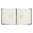 Prayer journal titled "One Thing I Ask" by HOSANNA REVIVAL, featuring a peaceful cover design and lined pages for reflection.