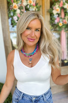 Treasure Jewels Colorful Treasure Blue Gemstone Necklace - Be You Boutique