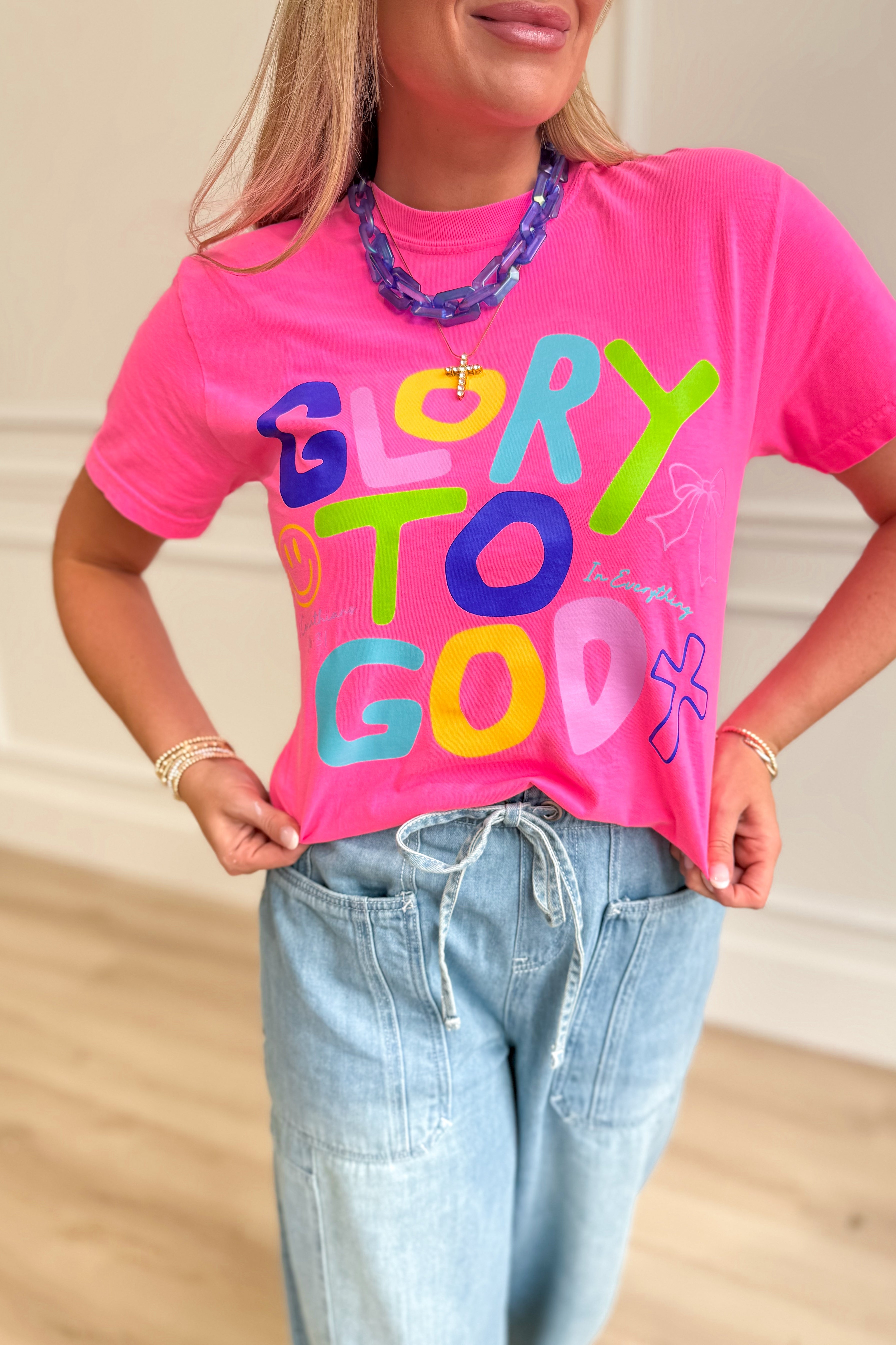 Glory To God Graphic T-Shirt - Be You Boutique