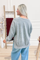 Pre-Order Millie Drop Shoulder Mineral Wash Pullover - Be You Boutique