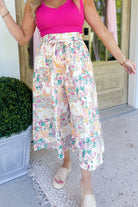Connor High Rise Floral Belted Culottes - Be You Boutique