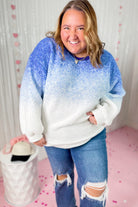 Jess Soft Fleece Ombre Oversized Pullover Top - Be You Boutique