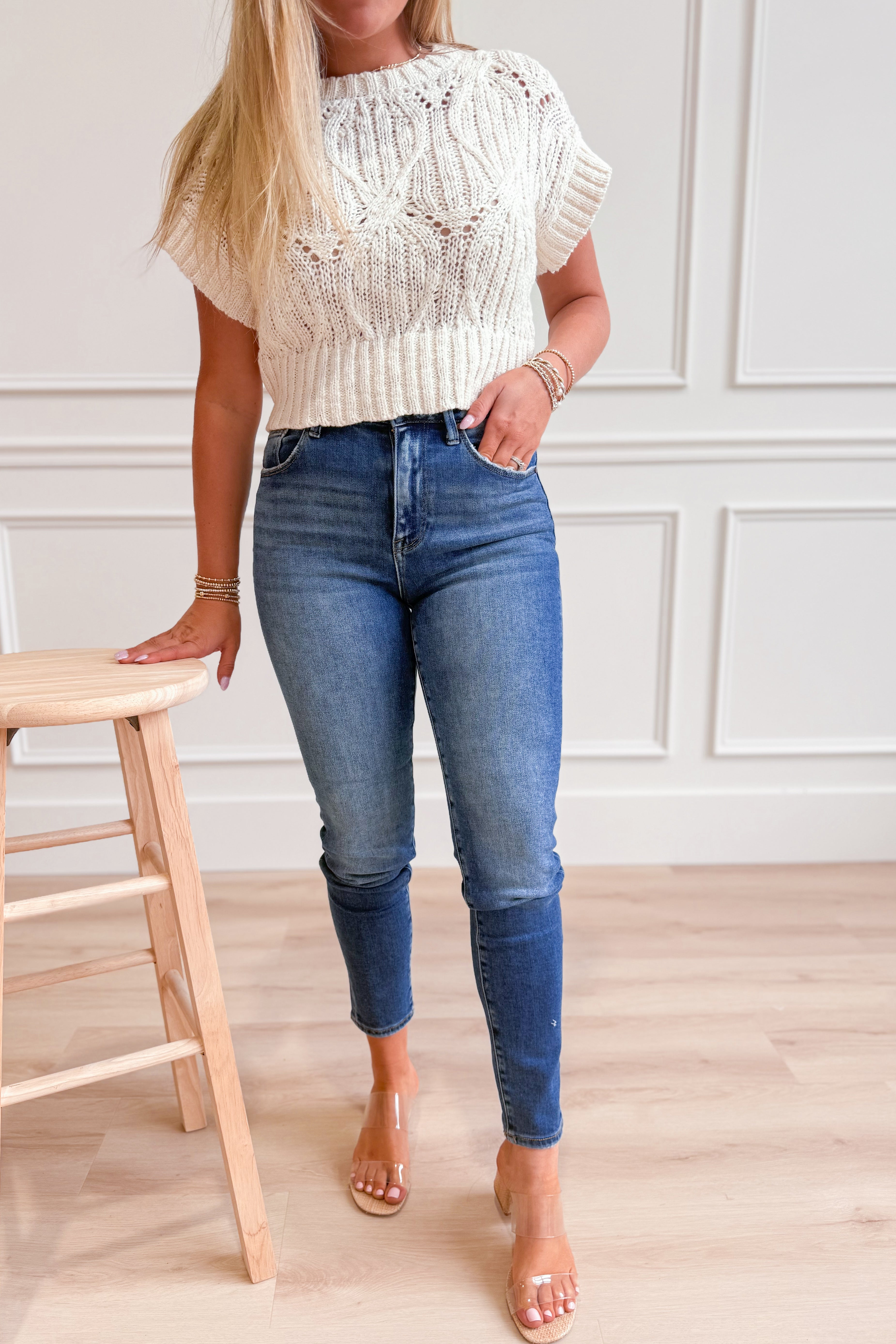Risen Edie High Rise Basic Skinny Jeans [1-3X] - Be You Boutique