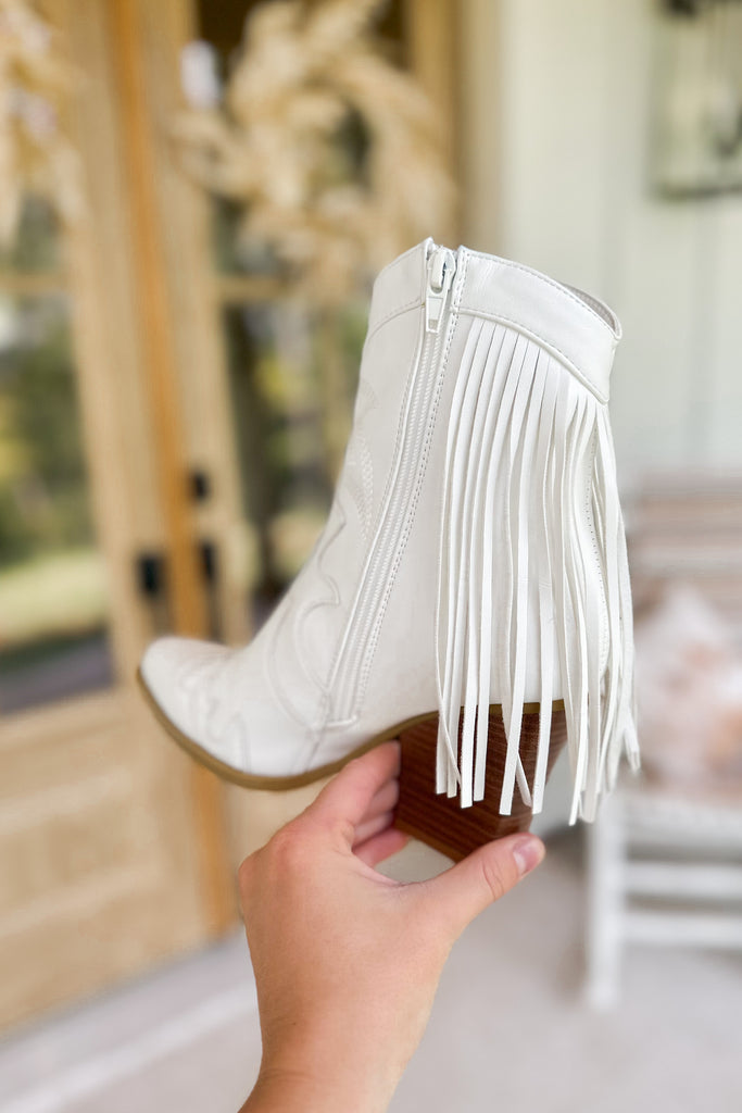 Weston Western Fringe Ankle Boot Booties - Be You Boutique