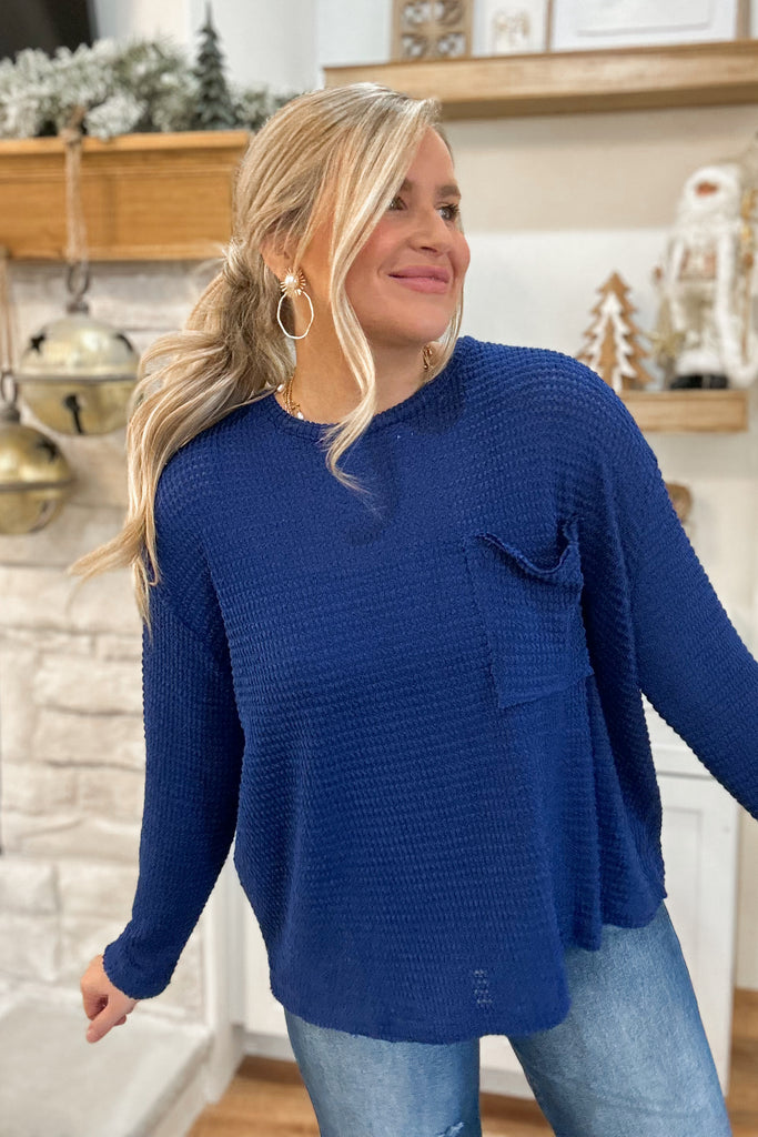 Heidi Drop Shoulder Boat Neck Jacquard Sweater Top - Be You Boutique