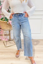 Risen Nolan High Rise Barrel Jeans [0-3XL] - Be You Boutique