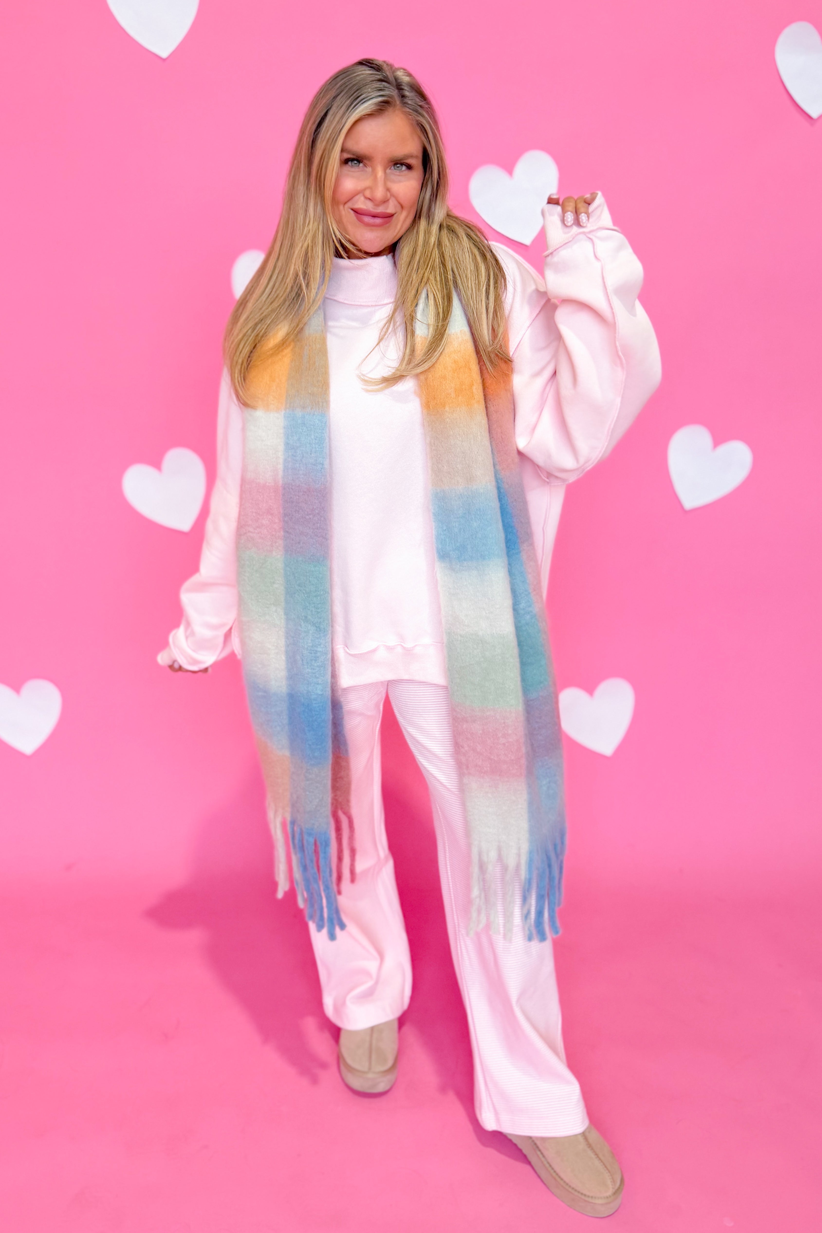 Cozy Plaid Oh So Soft Scarf - Be You Boutique