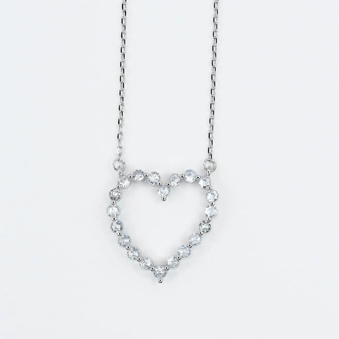 Treasure Jewels Sparkle Heart Necklace - Be You Boutique