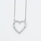 Treasure Jewels Sparkle Heart Necklace - Be You Boutique