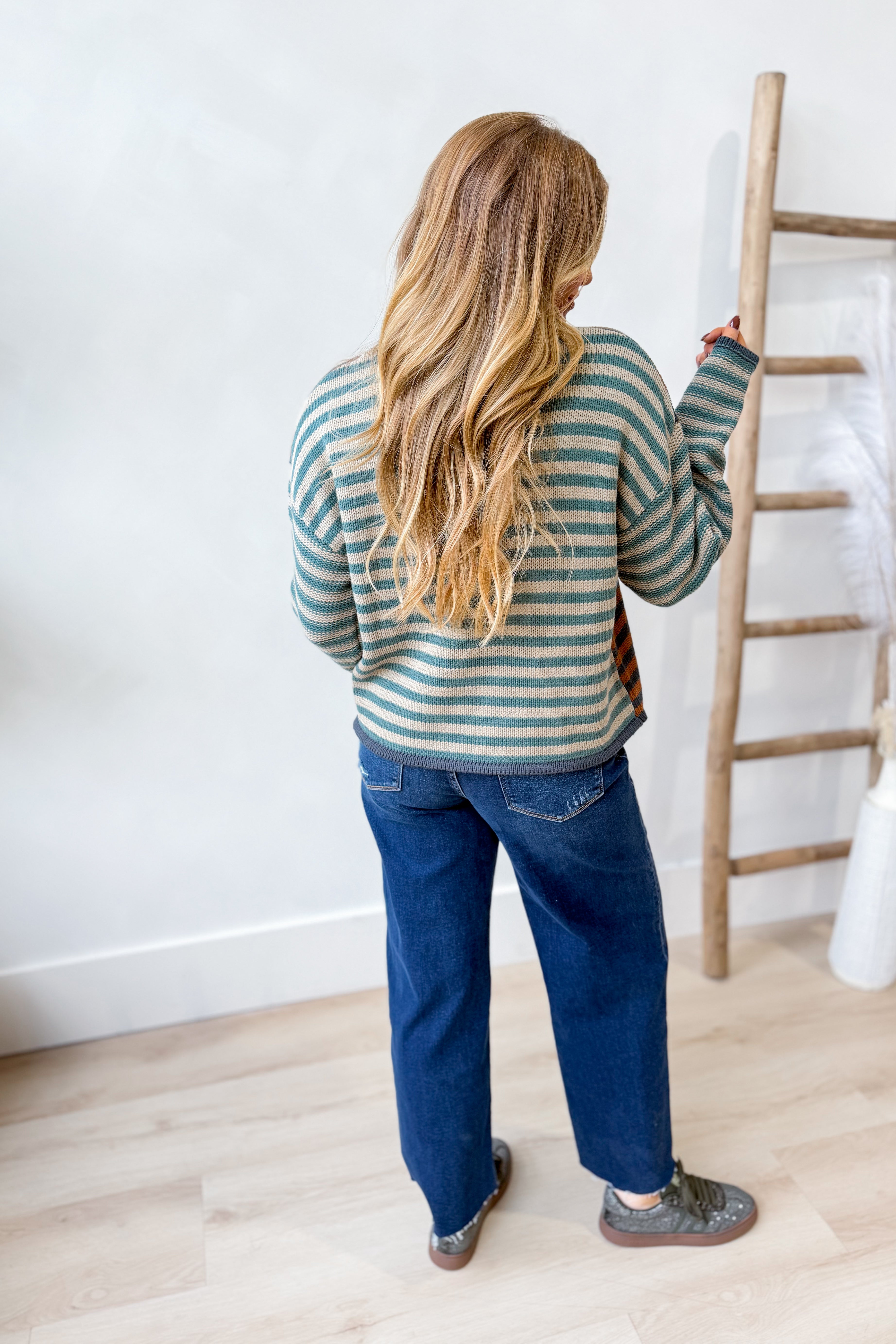 TWENTIFOURTH Tabby Striped Pullover Henley Top, casual 105 top with a comfortable fit and stylish striped design.