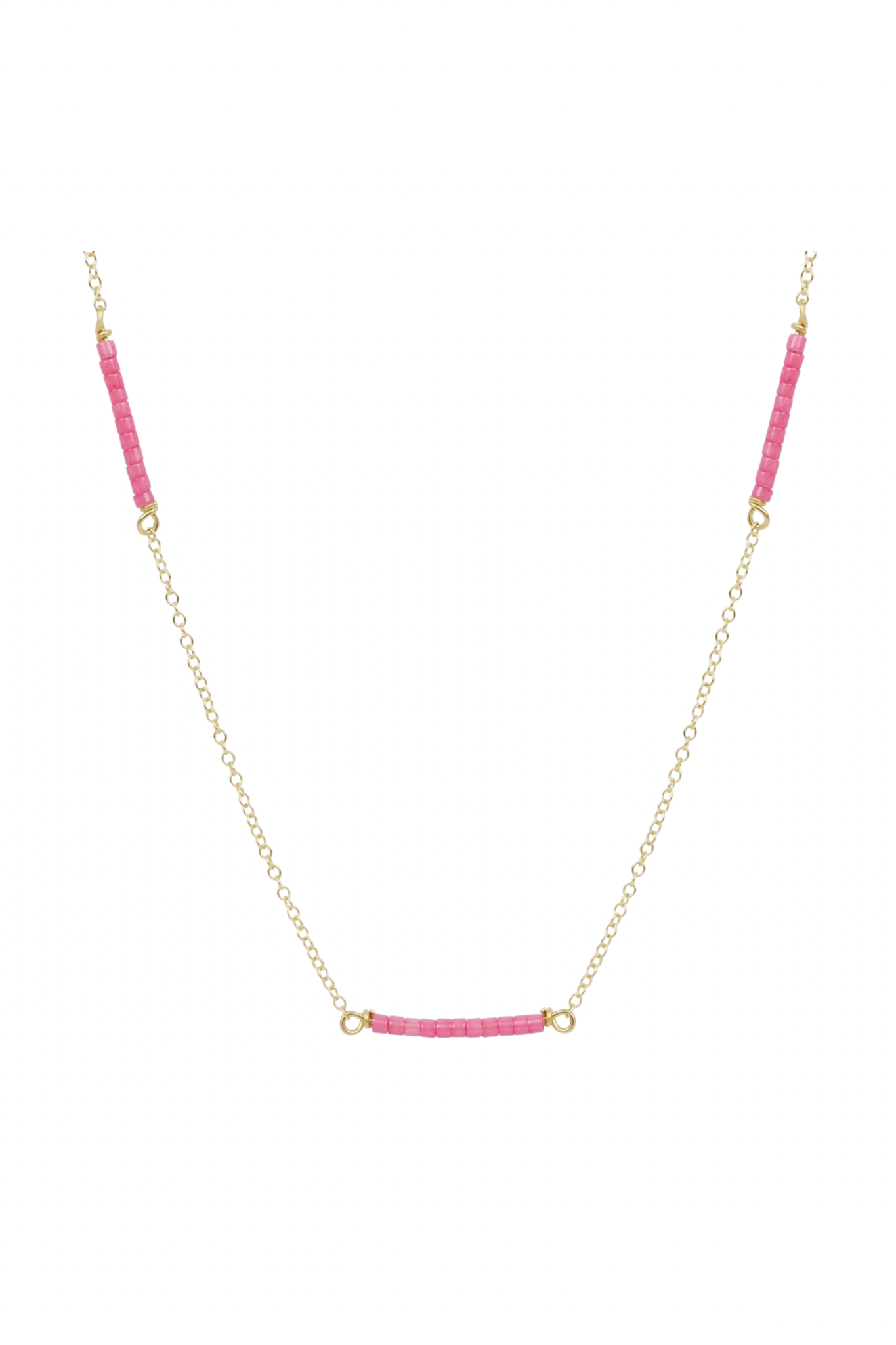 Enewton Simplicity Bubblegum Hope Bliss Gold Necklace featuring a delicate chain with colorful bubblegum-inspired pendant.
