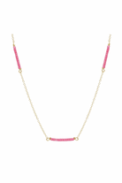 Enewton Simplicity Bubblegum Hope Bliss Gold Necklace featuring a delicate chain with colorful bubblegum-inspired pendant.