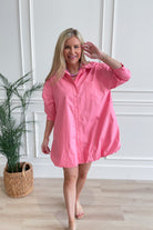 Amanda Bubble Skirt Oversized Dress - Be You Boutique