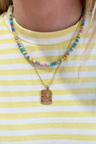 Treasure Jewels Candy Thin Gemstone Necklace - Be You Boutique