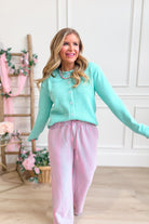 Roy Raw Edge Button Down Sweater Cardigan - Be You Boutique