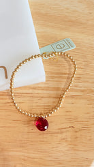 Enewton 3mm classic birthstone bracelet with colorful gemstones and silver chain, elegant jewelry for special occasions.