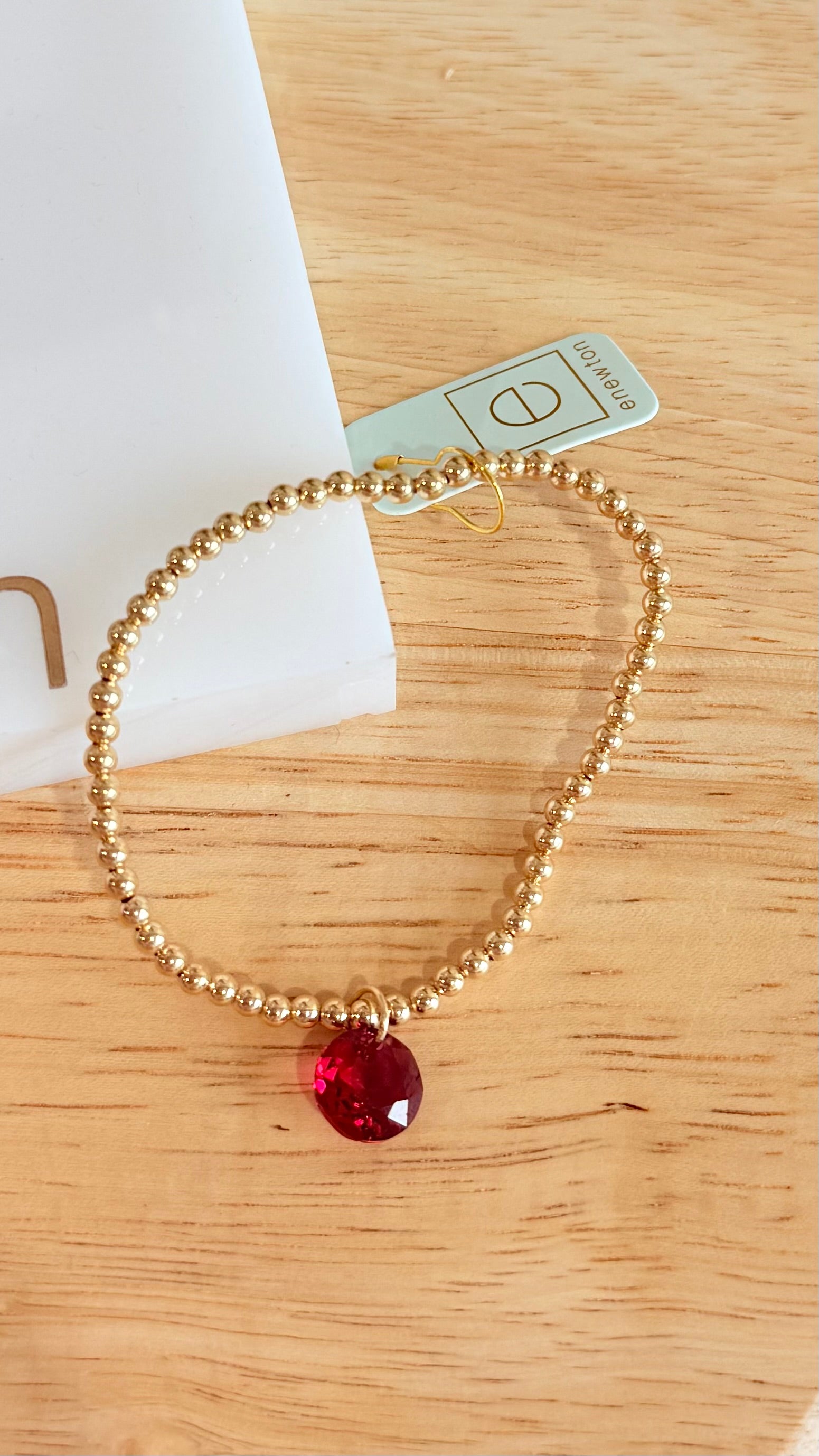 Enewton 3mm classic birthstone bracelet with colorful gemstones and silver chain, elegant jewelry for special occasions.