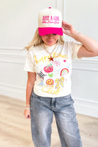 Just a Girl Who Loves Jesus Trucker Hat - Be You Boutique